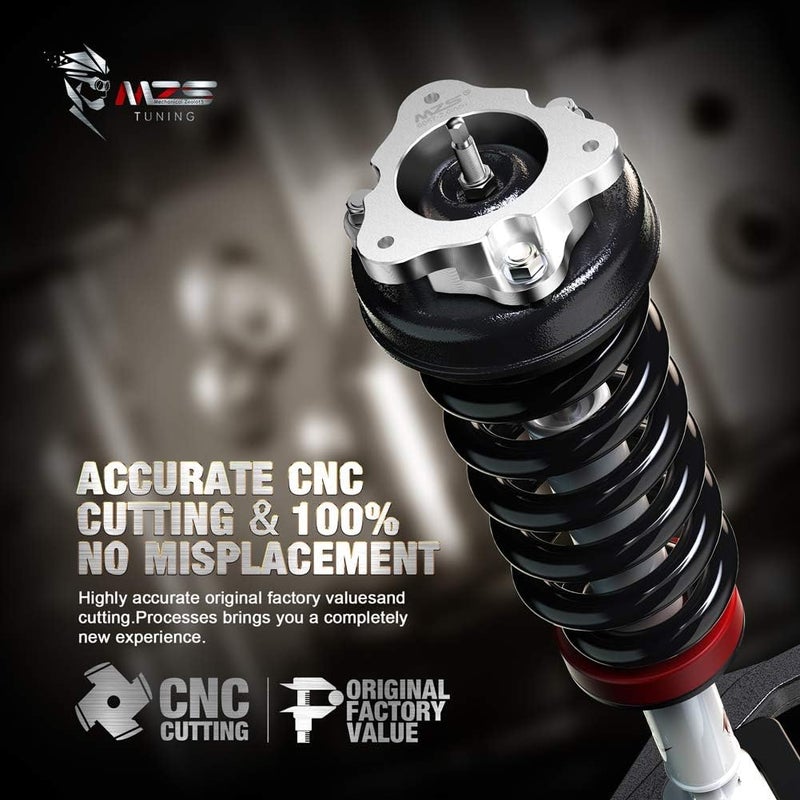 MZS 2 inch Front Leveling Kit Lift Strut Spacers Compatible with 2007-2026 Tahoe Silverado Sierra Suburban Yukon 1500/2007-2013 Avalanche 2WD 4WD - Image 3